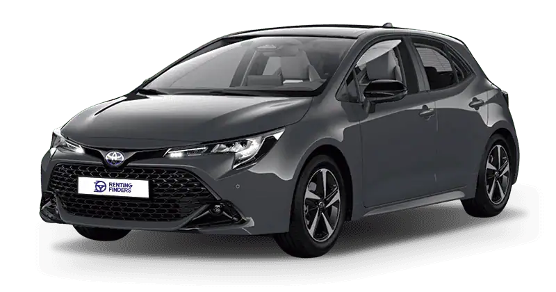 new toyota corolla hybrid active plus gris trueno Renting New Toyota Corolla Hybrid Active Plus Gris Trueno Compacto Automático Híbrido Etiqueta ECO Renting Finders