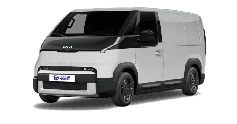 Renting New Kia PV5 Cargo Plus Clear White Furgoneta Industrial Automática 2 Plazas Eléctrica Etiqueta 0 Renting Finders