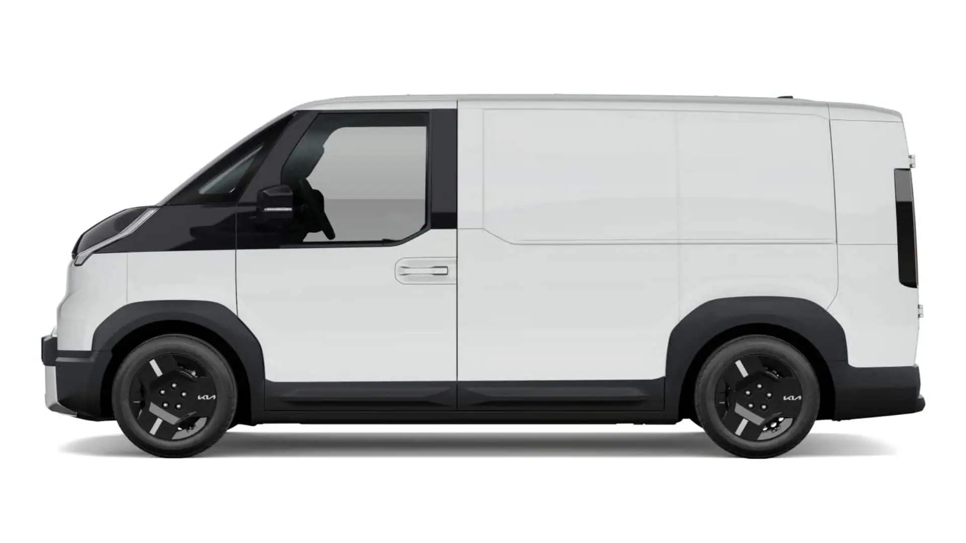 Renting New Kia PV5 Cargo Plus Clear White Furgoneta Industrial Automática 2 Plazas Eléctrica Etiqueta 0
