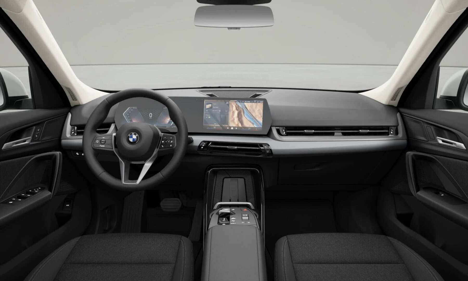 Renting New BMW X1 Premium Package Mineral White Metalizado SUV Automático Interior