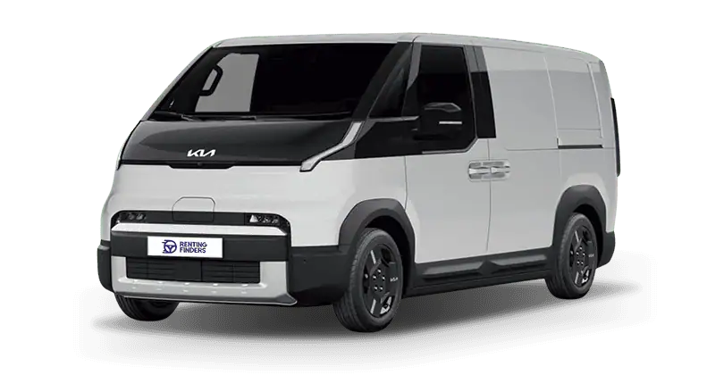 Renting New Kia PV5 Cargo Essential Clear White Furgoneta Industrial Automática 2 Plazas Eléctrica Etiqueta 0 Renting Finders