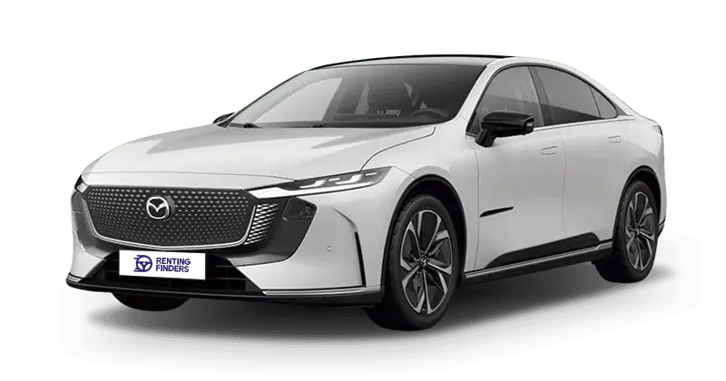 Renting New Mazda 6e EV Takumi Crystal White Pearl Berlina Eléctrica Automática Etiqueta 0 Renting Finders