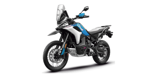 Renting New CFMoto 800 MT X Blue Maxi Trail Moto Manual