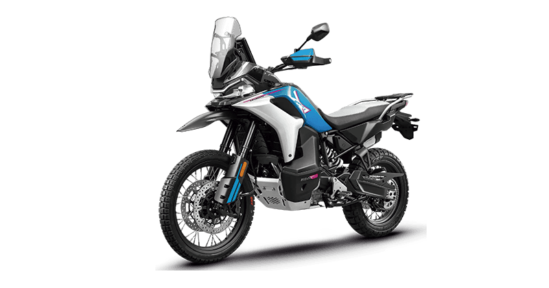 Renting New CFMoto 800 MT X Blue Maxi Trail Moto Manual