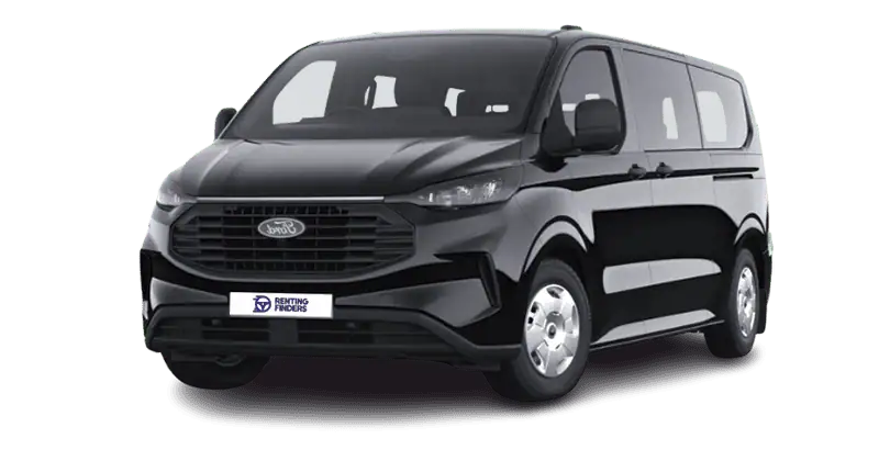 Renting Ford Transit Custom Kombi L2 Trend Negro Agate Furgoneta 9 Plazas Renting Finders
