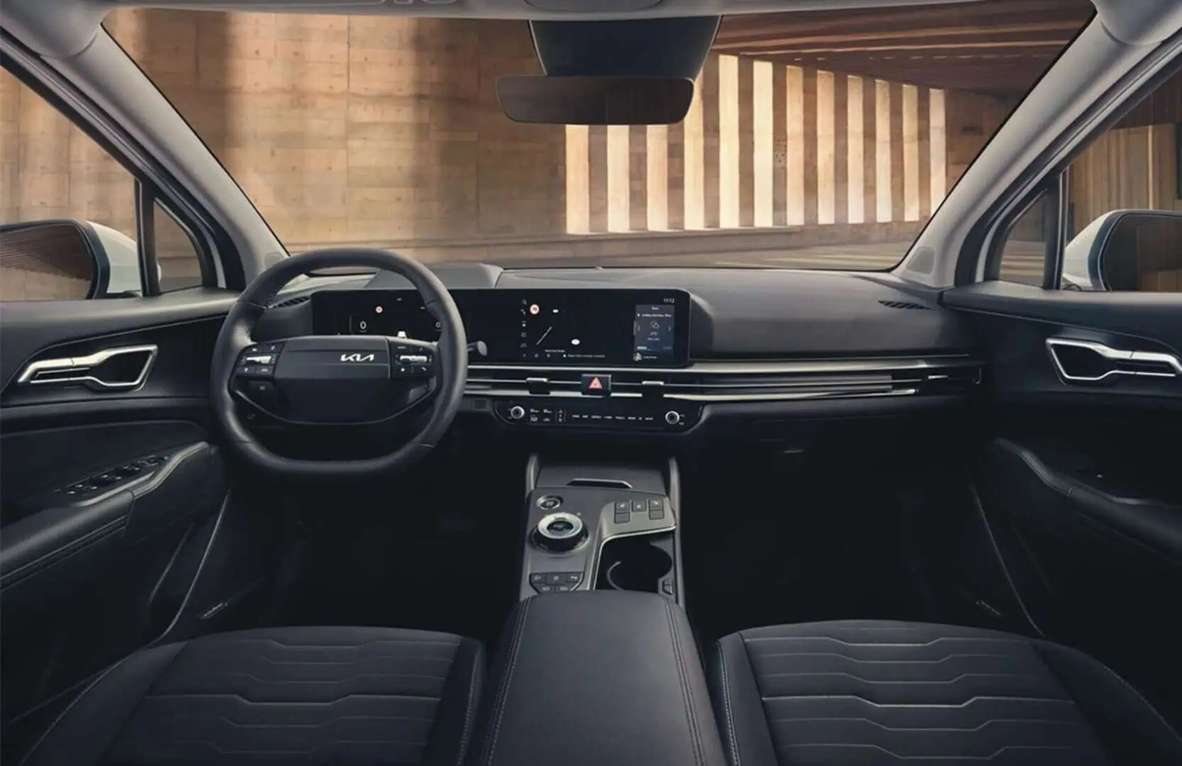 Renting New Kia Sportage Concept SUV Automático HEV Etiqueta ECO Interior