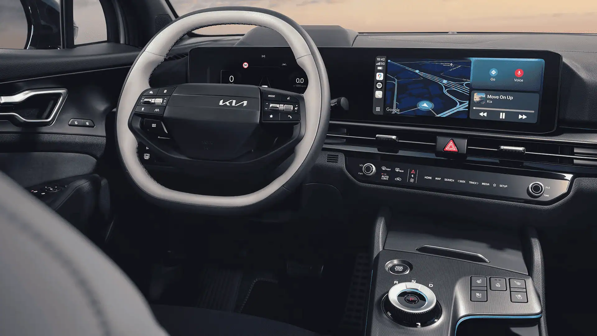 Renting New Kia Sportage SUV Automático HEV Etiqueta ECO Interior