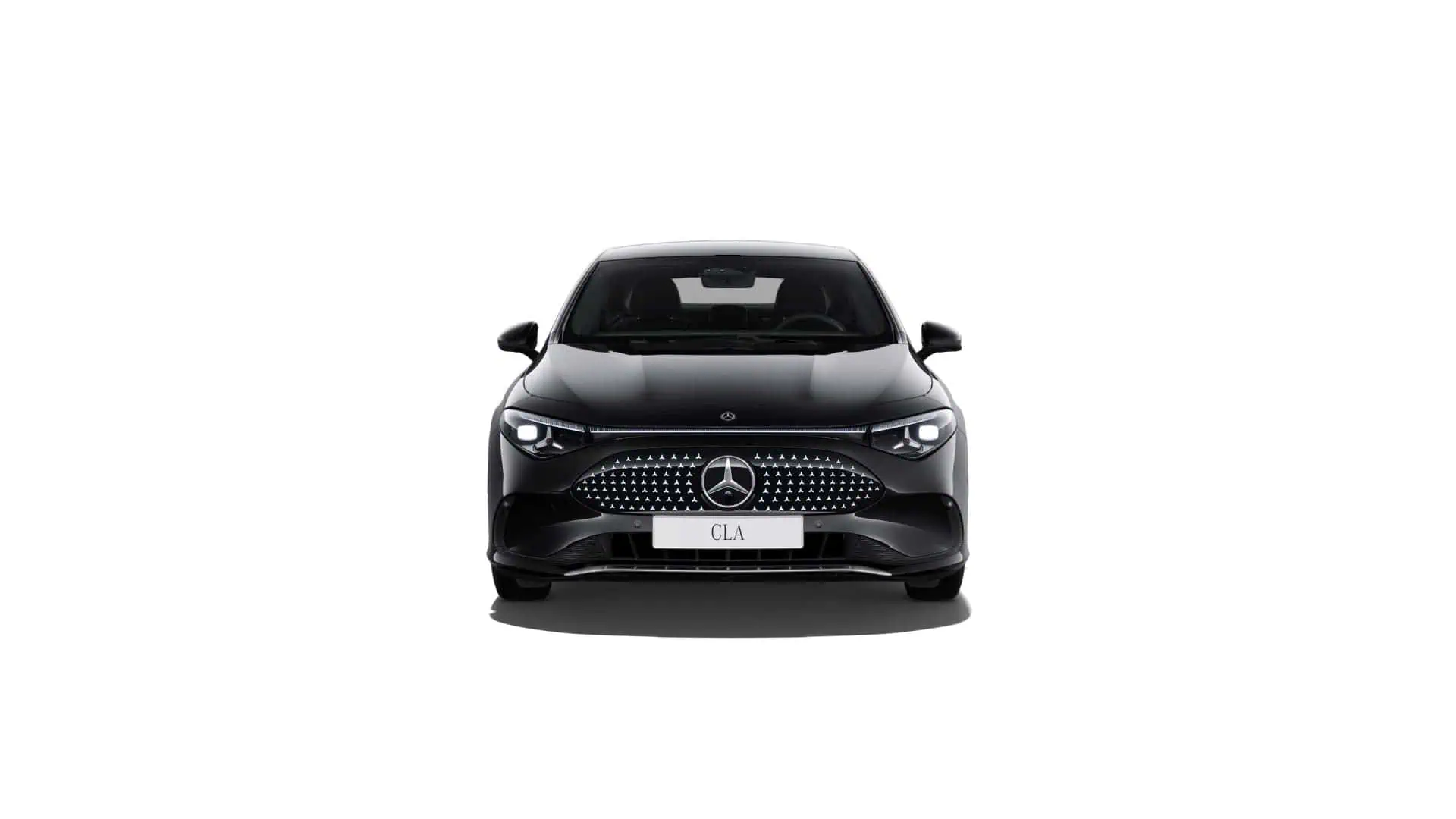 Renting New Mercedes Benz CLA EQ Negro Cosmos Sedán Eléctrico Automático Etiqueta 0