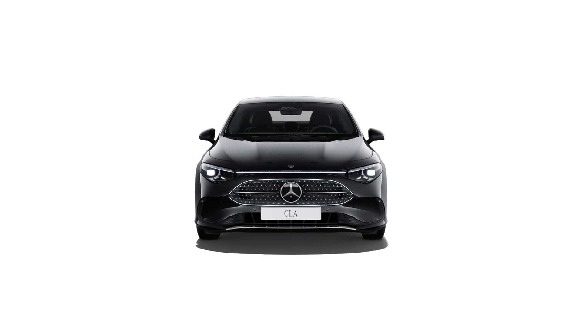 Renting New Mercedes Benz CLA Negro Cosmos Sedán Automático MHEV Micro-Híbrido Etiqueta ECO