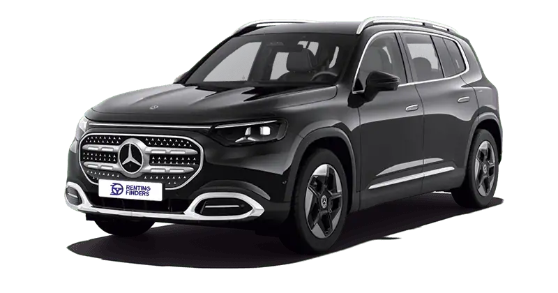 Renting New Mercedes Benz GLB EQ Negro Cosmos SUV Automático Eléctrico Etiqueta 0 5 Plazas