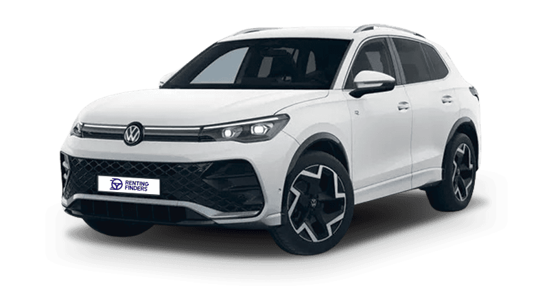 Renting New Volkswagen Tiguan R-Line Blanco Punto SUV Automático MHEV Etiqueta ECO Renting Finders