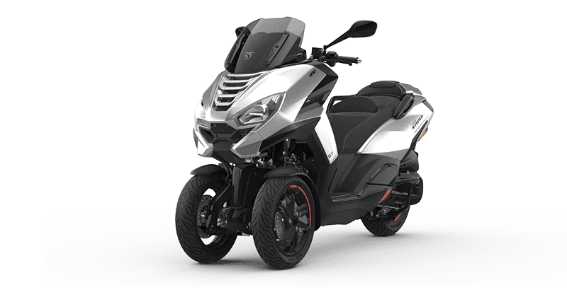 Renting New Peugeot Metropolis 400 GT Satin Titanium Moto Tres Ruedas Automática