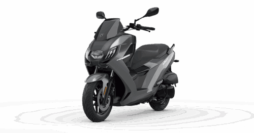 Renting New Peugeot Pulsion Evo Luxus Grey Scooter Moto Automática