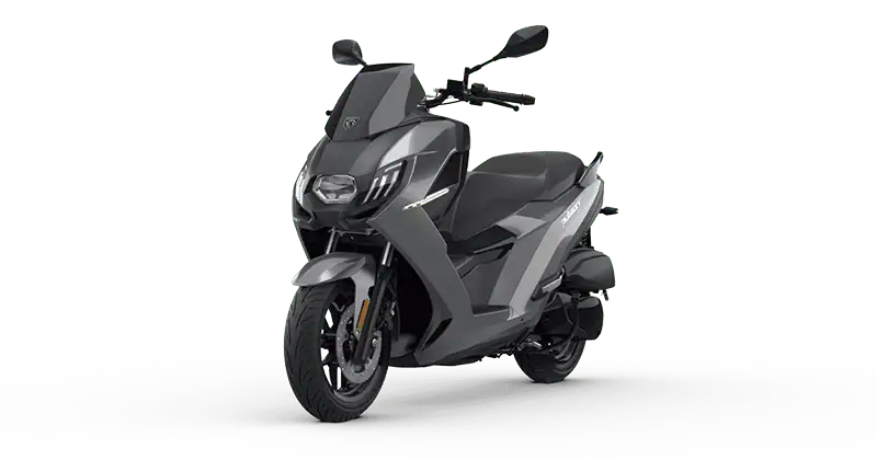 Renting New Peugeot Pulsion Evo Luxus Grey Scooter Moto Automática