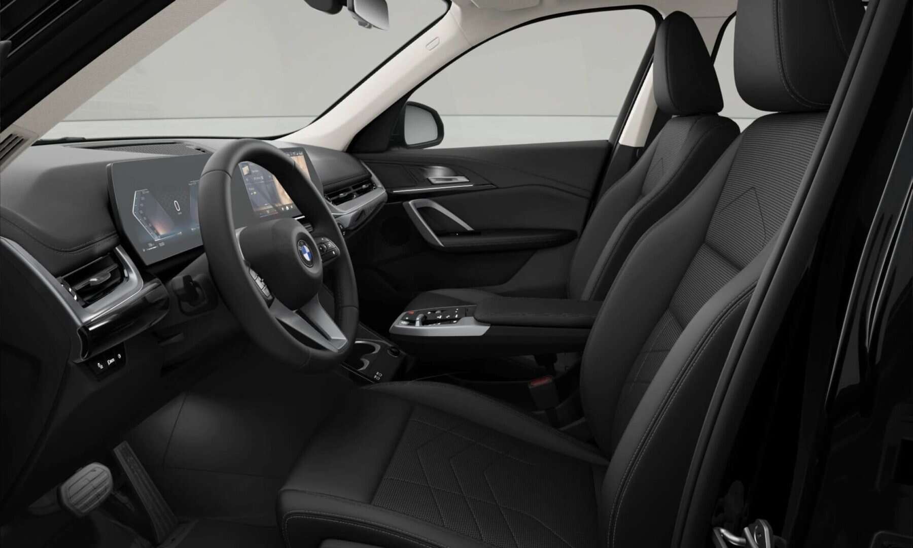 Renting New BMW X1 XLine Black Saphire SUV Micro Hibrido Diésel Automático Etiqueta ECO Asientos