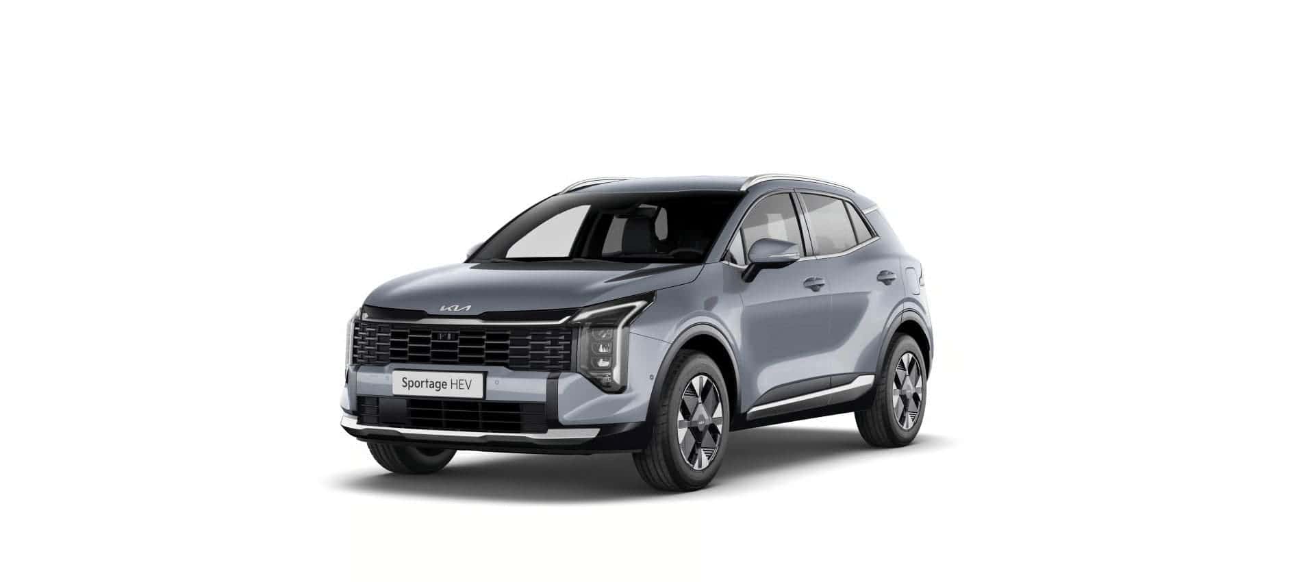 Renting New Kia Sportage Drive Model Year 2026 Lunar Silver SUV Automático HEV Etiqueta ECO