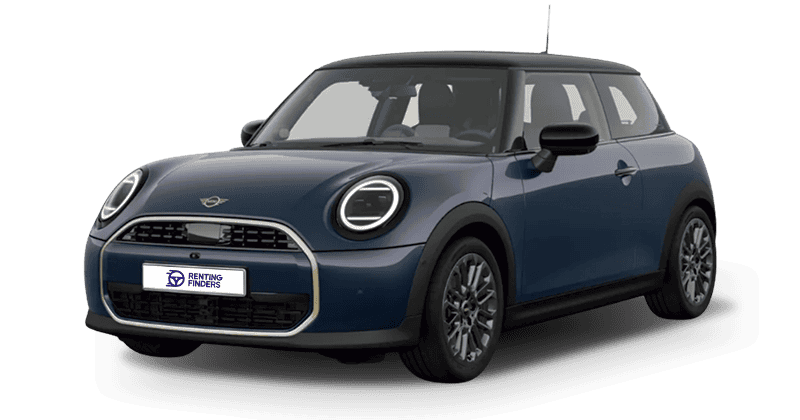 Renting New Mini Cooper C Favoured Indigo Sunset Blue Compacto Automático Gasolina Etiqueta C Renting Finders
