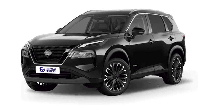 Renting New Nissan X-Trail N-Connecta Galaxy Black SUV Automático Micro-Híbrido 4x4 7 plazas Etiqueta ECO Renting Finders