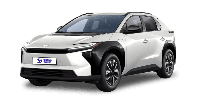 Renting New Toyota bZ4X Advance SUV Blanco Perlado Eléctrico Automático Etiqueta 0 Renting Finders