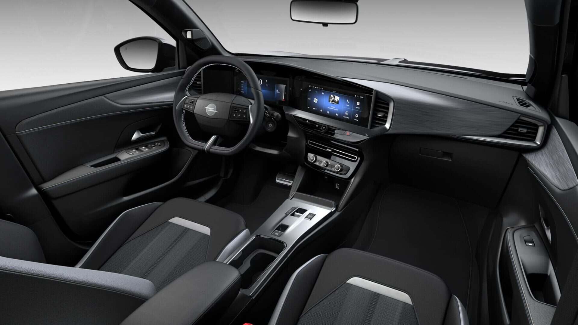 Renting New Opel Mokka GS Hybrid Karbon Black SUV Automático Etiqueta ECO Interior