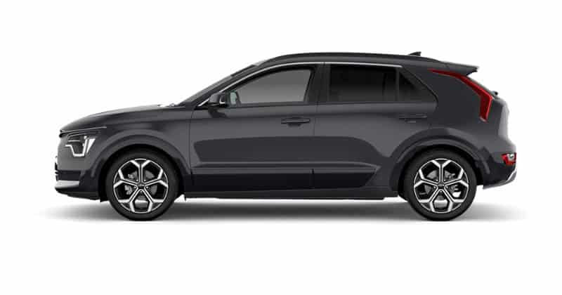Renting Kia Niro HEV Drive SUV Automático Híbrido Etiqueta ECO Interstellar Gray