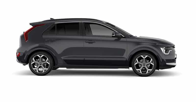 Renting Kia Niro HEV Drive SUV Automático Híbrido Etiqueta ECO Interstellar Gray