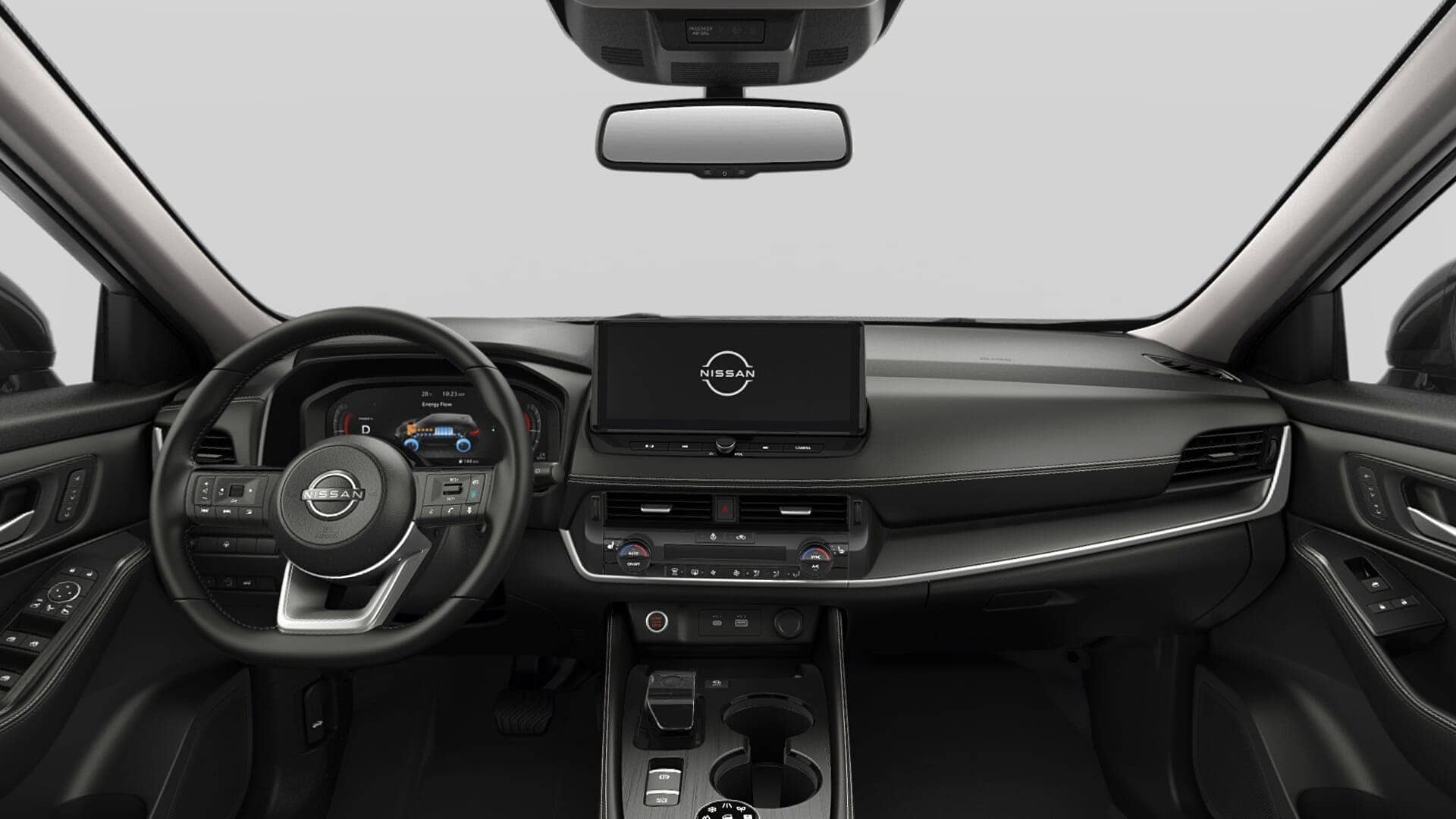 Renting New Nissan X-Trail N-Connecta Galaxy Black SUV Automático Micro-Híbrido 4x4 7 plazas Etiqueta ECO Interior