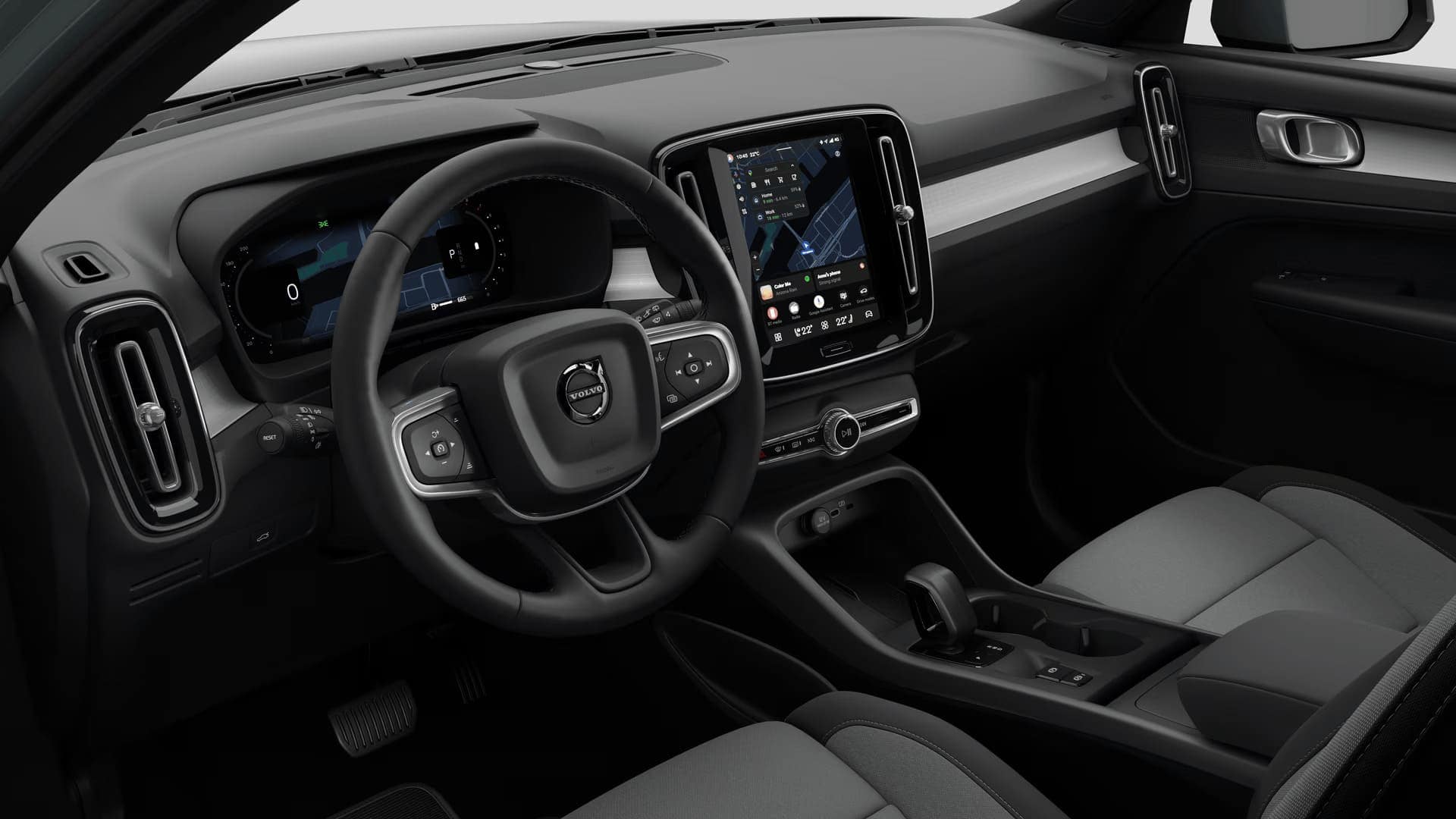 Renting Volvo XC40 Core Forest Lake SUV Automático MHEV Micro-Híbrido Etiqueta ECO Interior