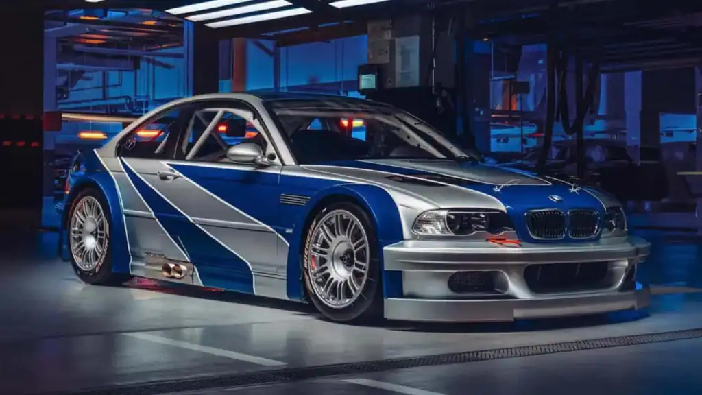 BMW M3 GTR E46. Videojuego Need for Speed
