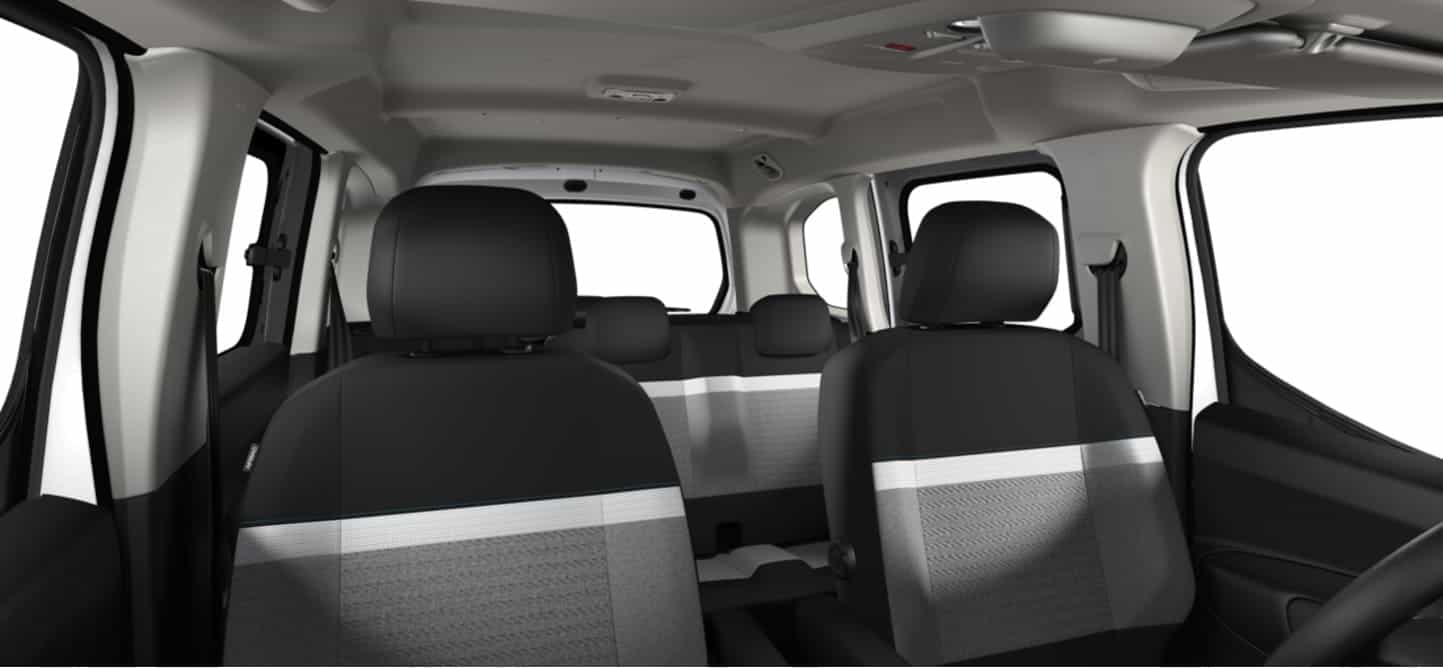 Renting New Citroën Berlingo Combi You Blanco Banquisen Furgoneta 5 Plazas Model Year 2025 Asientos