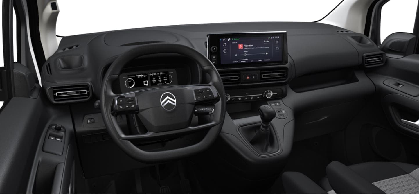 Renting New Citroën Berlingo Combi You Blanco Banquisen Furgoneta 5 Plazas Model Year 2025 Interior
