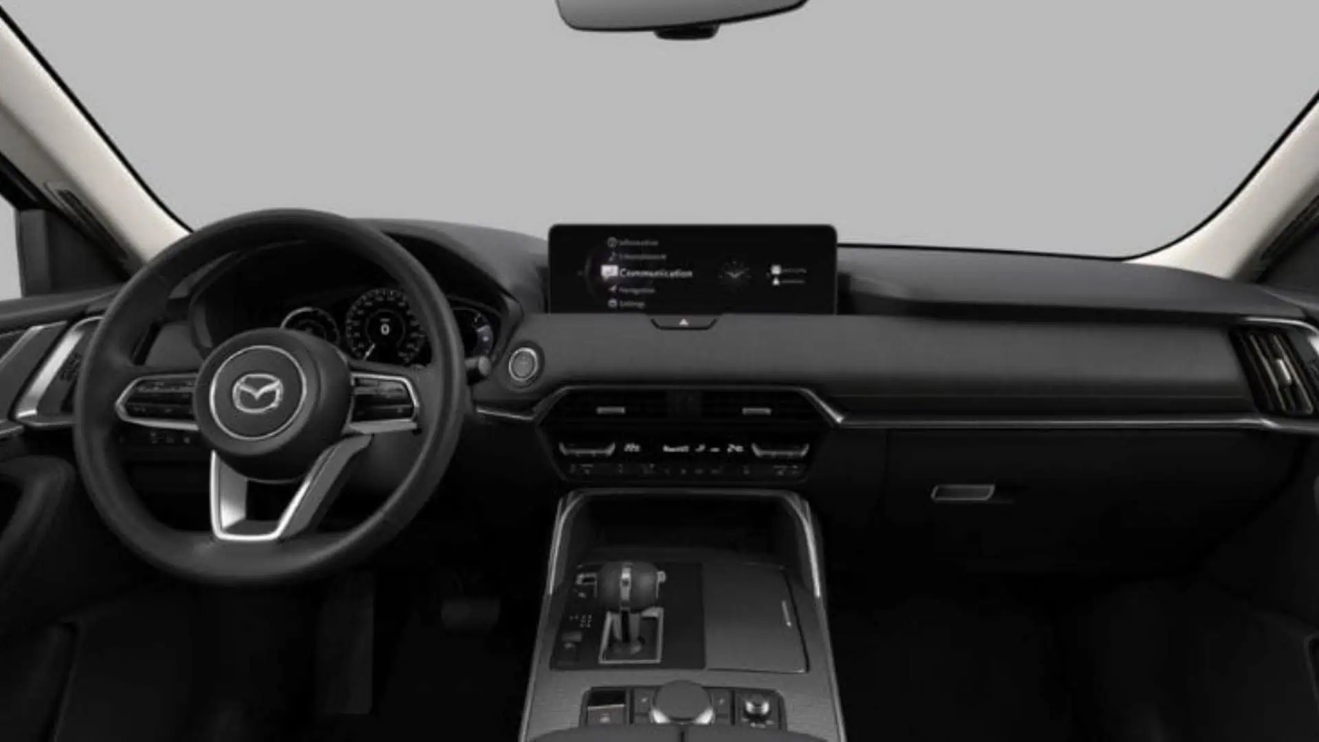 Renting New Mazda CX-60 Exclusive Line Artic White MHEV Micro-Híbrido SUV Automático Etiqueta ECO Interior
