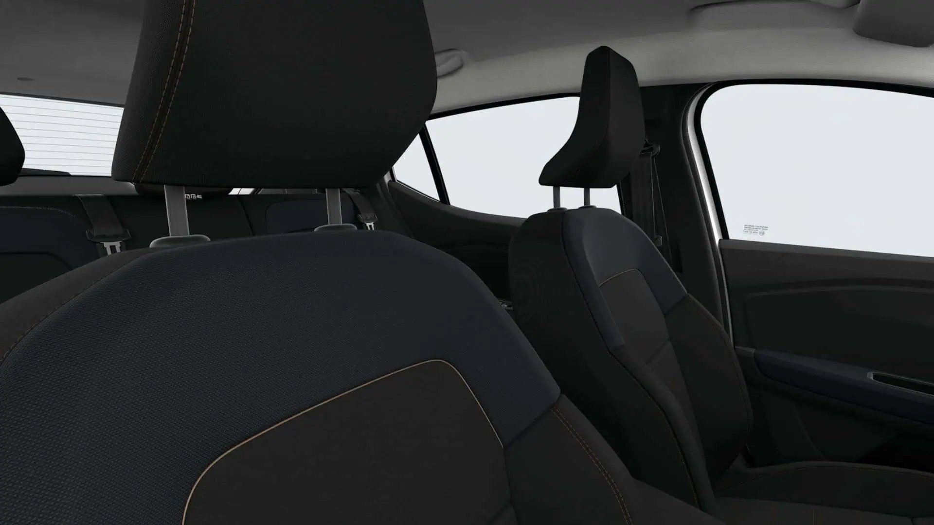 Renting New Dacia Sandero Stepway Expression Blanco Glaciar SUV Manual Gasolina-GLP Etiqueta ECO Asientos