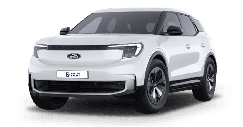 Renting New Ford Explorer Style Rango Standard RWD Blanco SUV Eléctrico Automático Etiqueta 0 Renting Finders