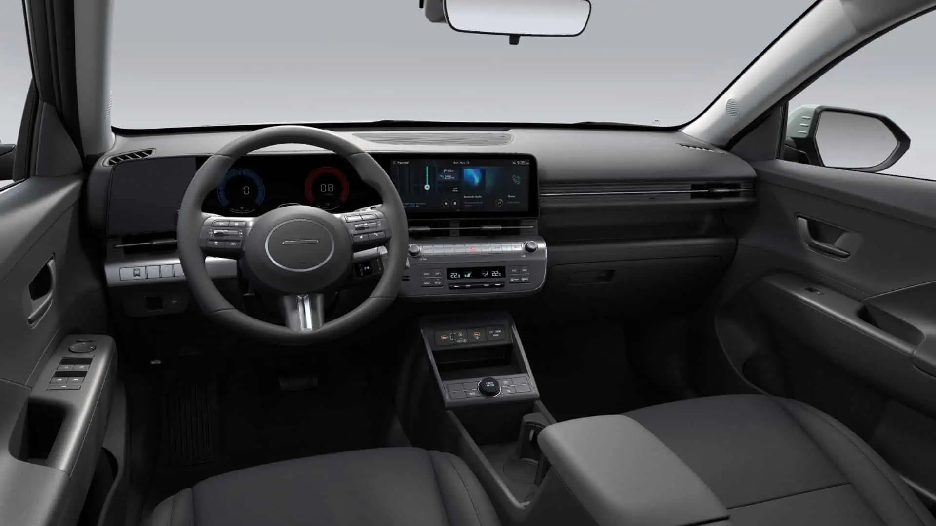 Renting Nuevo Hyundai Kona HEV Maxx Mirage Green SUV Automático Híbrido Etiqueta ECO Volante