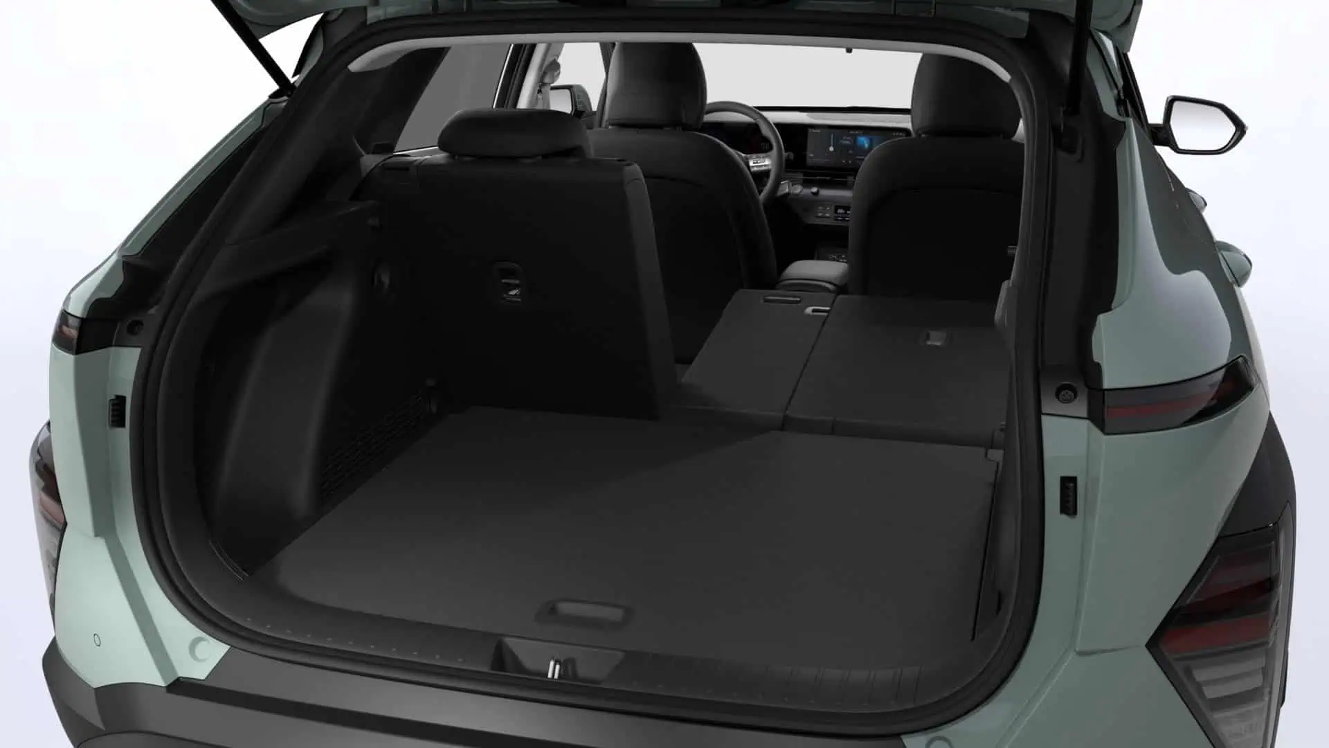 Renting Nuevo Hyundai Kona HEV Maxx Mirage Green SUV Automático Híbrido Etiqueta ECO Interior