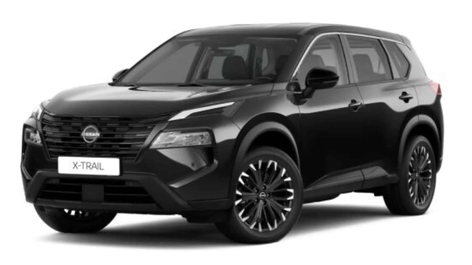 Renting New Nissan X-Trail Acenta Galaxy Black SUV Automático Micro-Híbrido Etiqueta ECO
