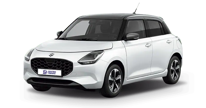 Renting New Suzuki Swift S1 Blanco Micro-Híbrido MHEV Etiqueta ECO Renting Finders