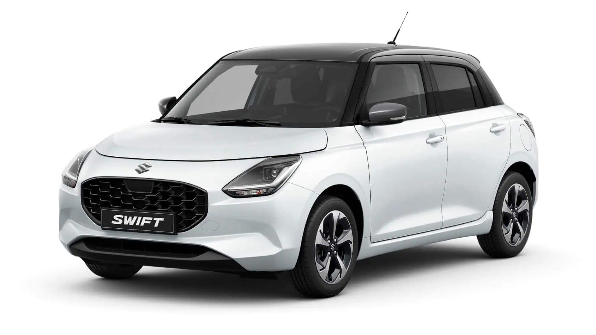 Renting New Suzuki Swift S1 Blanco Micro-Híbrido MHEV Etiqueta ECO