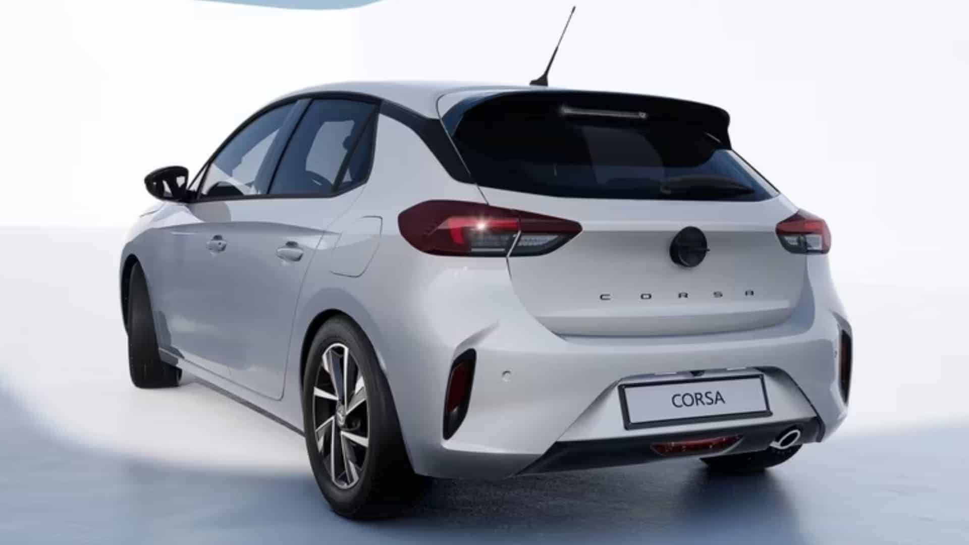 Renting New Opel Corsa GS Kontur White Compacto Gasolina Manual Etiqueta C