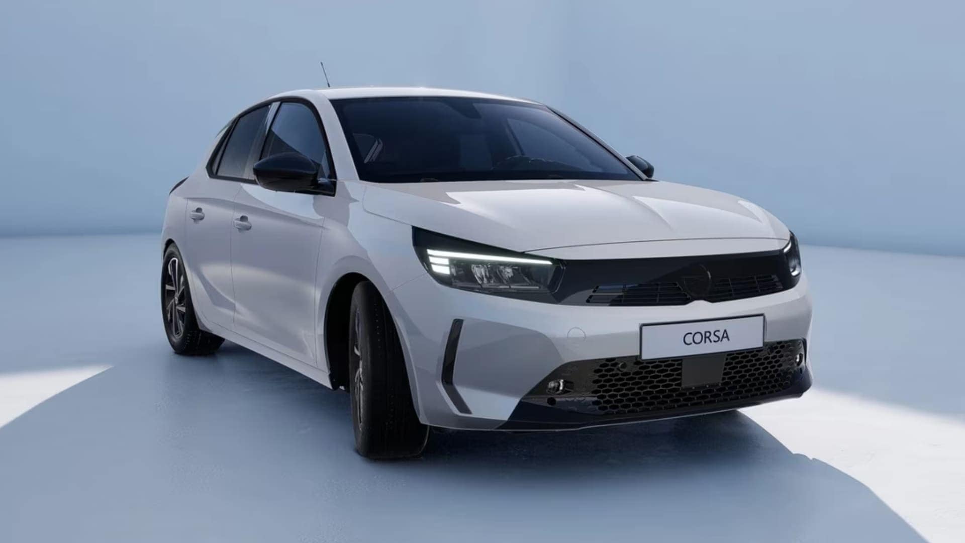 Renting New Opel Corsa GS Kontur White Compacto Gasolina Manual Etiqueta C