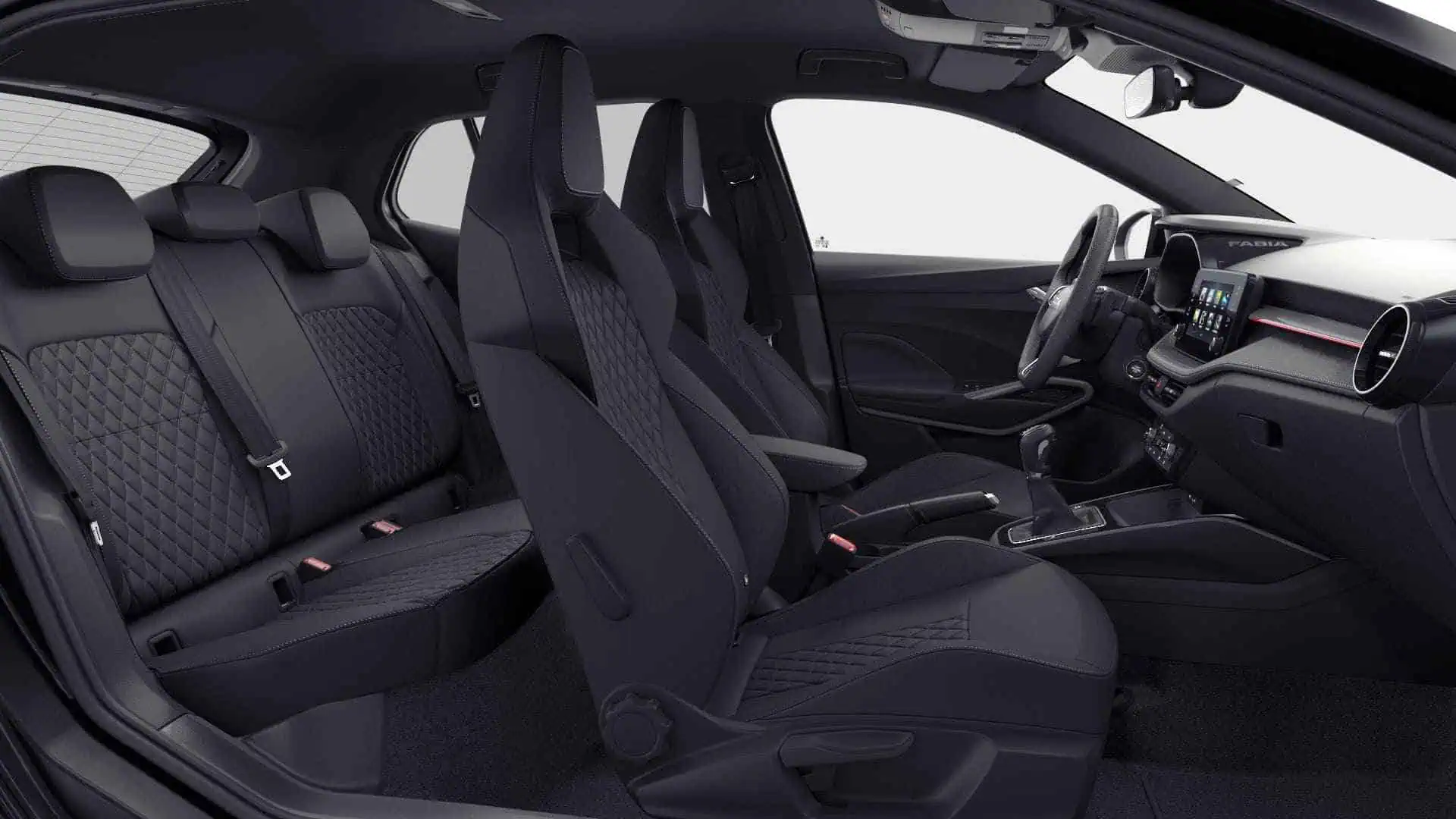 Skoda Fabia Plus Negro Magico Efecto Perla Compacto Automático Asientos
