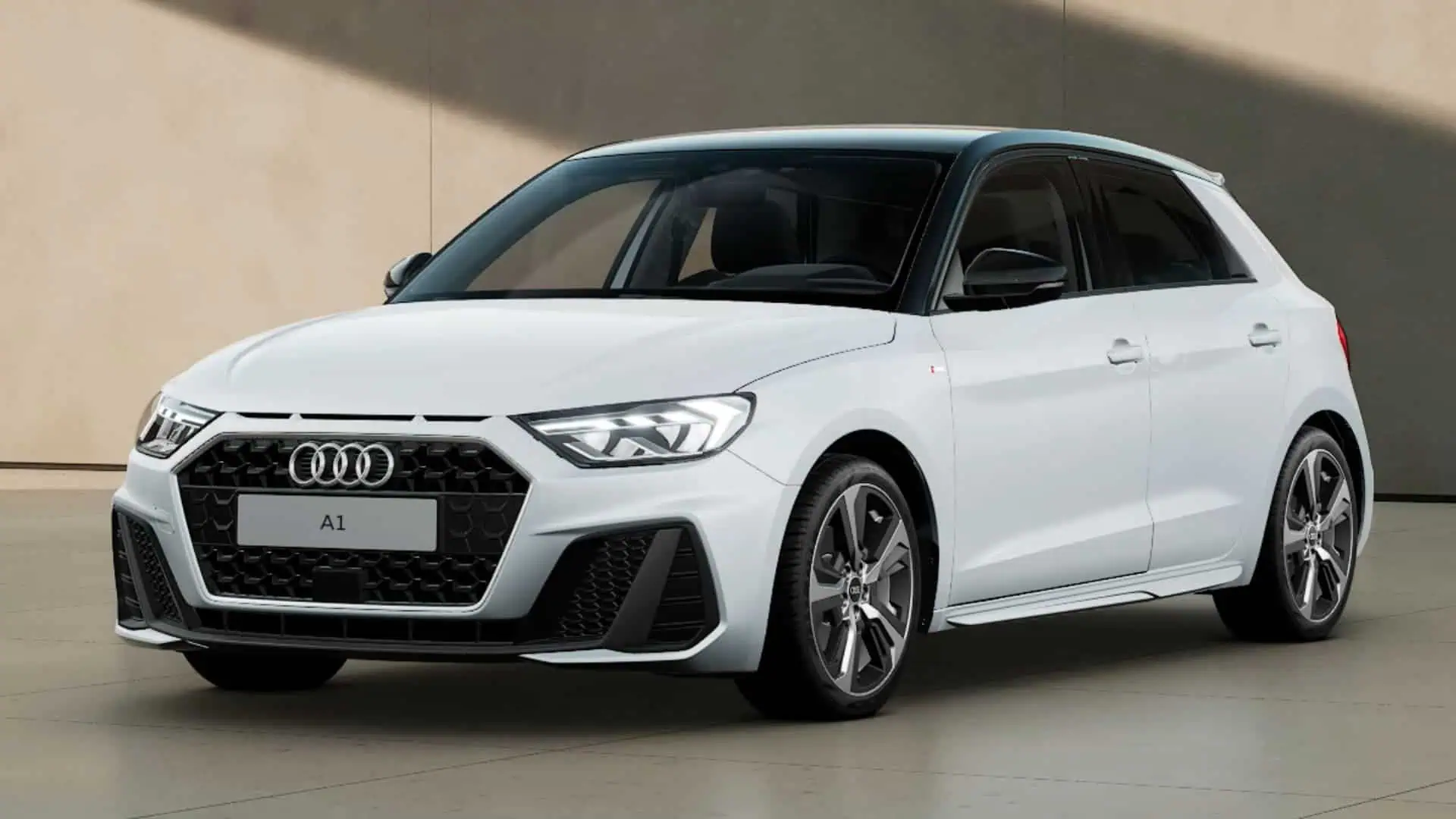 Renting Audi A1 Sportback Adrenalin Blanco Glaciar Techo Negro Compacto Automático