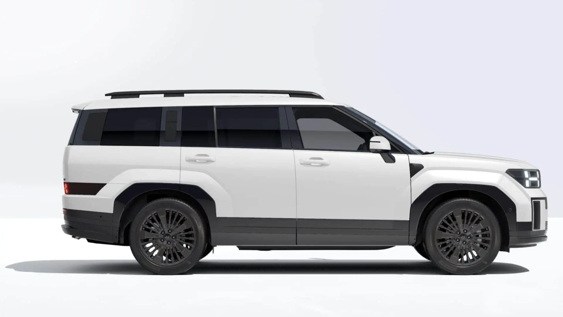 Renting New Hyundai Santa Fe Calligraphy Creamy White SUV 7 Plazas HEV Etiqueta 0