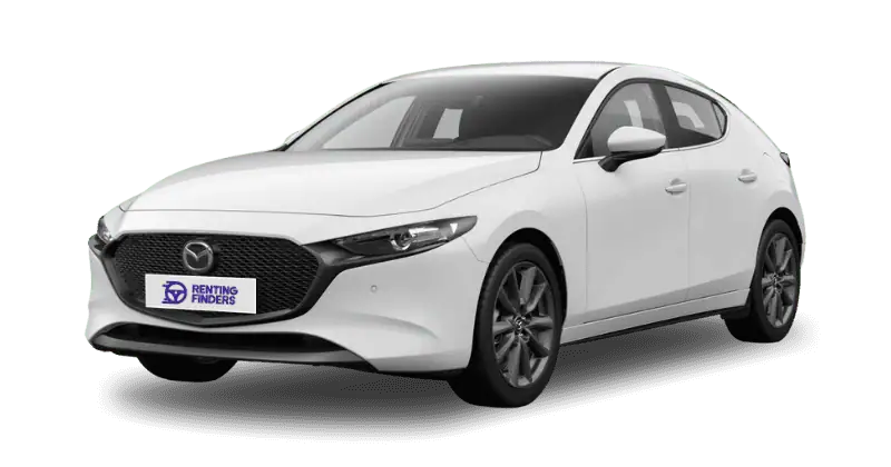 Renting Mazda 3 Centre-Line Arctic White SUV Automático MHEV Micro-Híbrido Etiqueta ECO Renting Finders