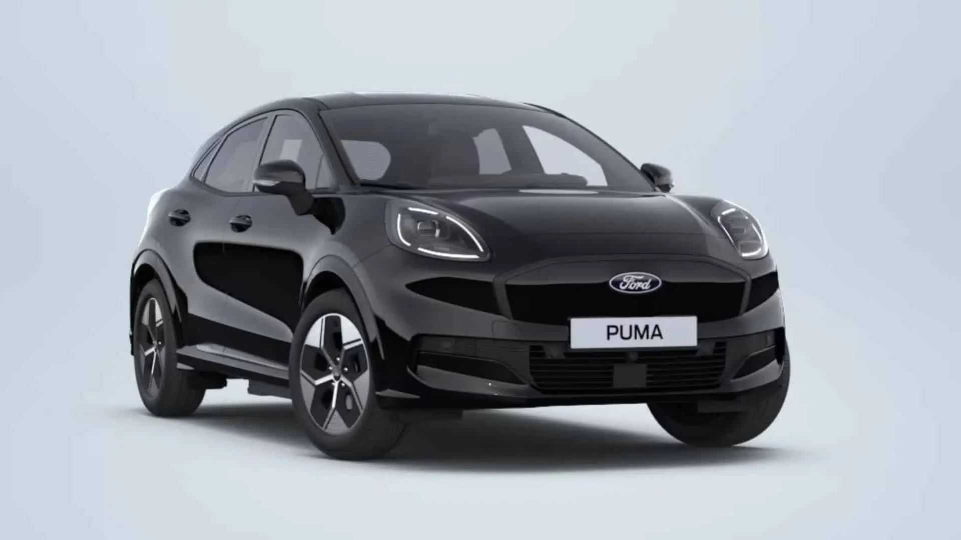 Renting New Ford Puma Gen-E Negro Agate SUV Automático Eléctrico Etiqueta 0