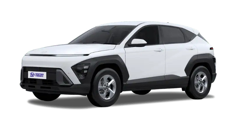 Renting Nuevo Hyundai Kona HEV Maxx Atlas White Sólido SUV Automático Híbrido Etiqueta ECO Renting Finders