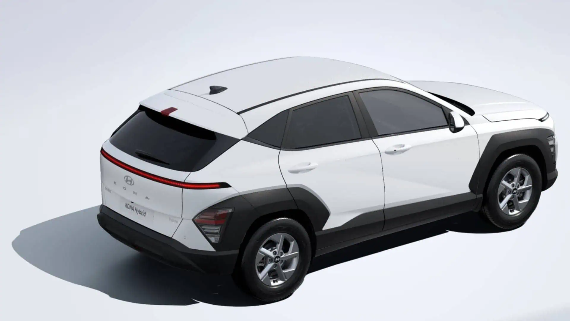 Renting Nuevo Hyundai Kona HEV Maxx Atlas White Sólido SUV Automático Híbrido Etiqueta ECO