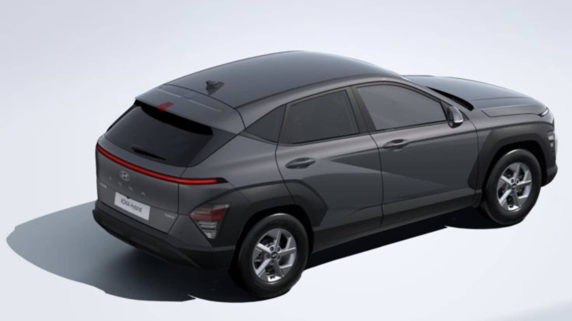 Renting Nuevo Hyundai Kona HEV Maxx Ecotronic Gray Perlado SUV Automático Híbrido Etiqueta ECO