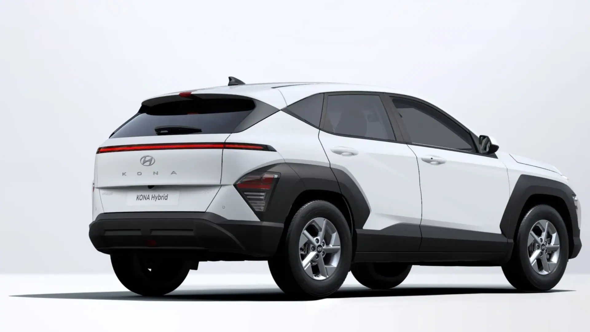 Renting Nuevo Hyundai Kona HEV Maxx Atlas White Sólido SUV Automático Híbrido Etiqueta ECO